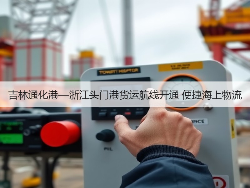 吉林通化港—浙江头门港货运航线开通 便捷海上物流