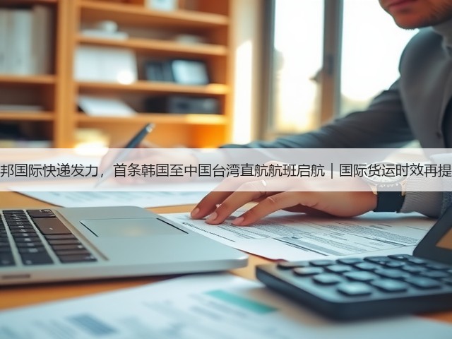 联邦国际快递发力，首条韩国至中国台湾直航航班启航｜国际货运时效再提速(图1)