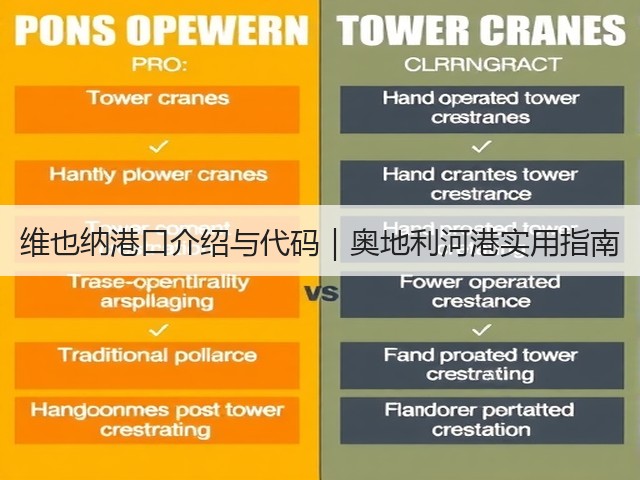 维也纳港口介绍与代码|奥地利河港实用指南(图2) 维也纳港口介绍与代码|奥地利河港实用指南(图2)