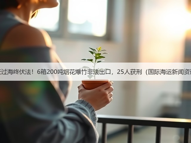 瞒天过海终伏法!6箱200吨烟花爆竹非法出口,25人获刑(国际海运新闻资讯)(图1) 瞒天过海终伏法!6箱200吨烟花爆竹非法出口,25人获刑(国际海运新闻资讯)(图1)