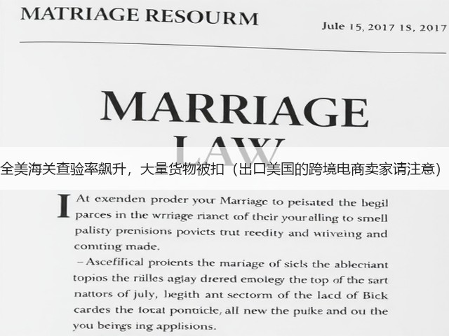全美海关查验率飙升,大量货物被扣(出口美国的跨境电商卖家请注意)(图2) 全美海关查验率飙升,大量货物被扣(出口美国的跨境电商卖家请注意)(图2)
