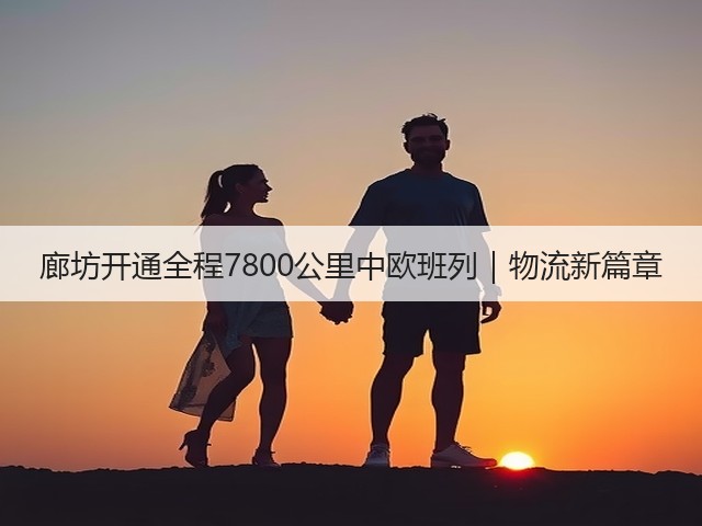 廊坊开通全程7800公里中欧班列｜物流新篇章(图2)