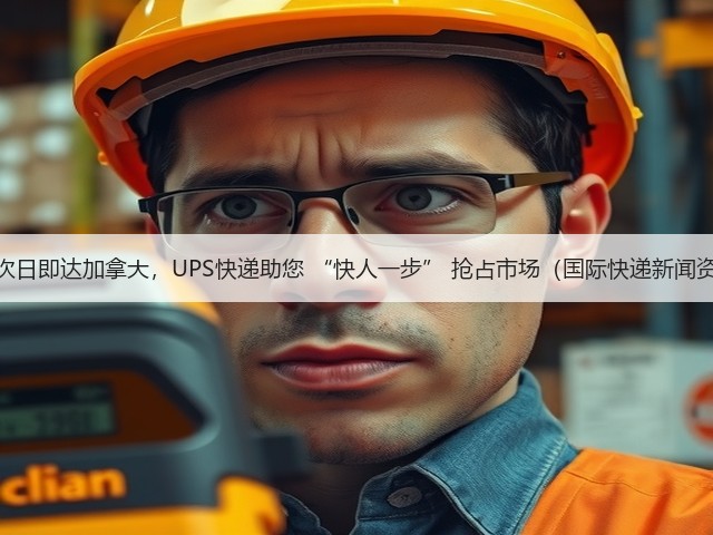 最快次日即达加拿大,UPS快递助您 “快人一步” 抢占市场(国际快递新闻资讯)(图3) 最快次日即达加拿大,UPS快递助您 “快人一步” 抢占市场(国际快递新闻资讯)(图3)