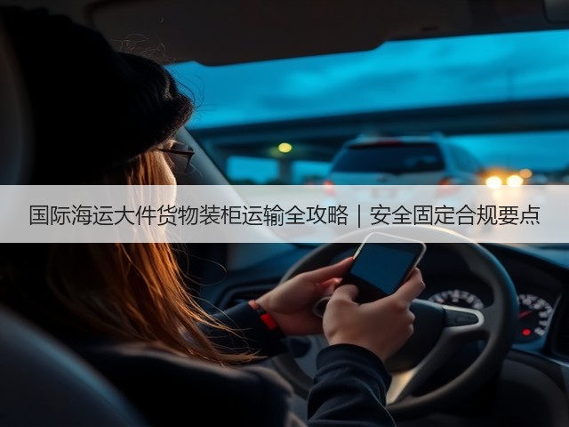 国际海运大件货物装柜运输全攻略|安全固定合规要点(图1) 国际海运大件货物装柜运输全攻略|安全固定合规要点(图1)