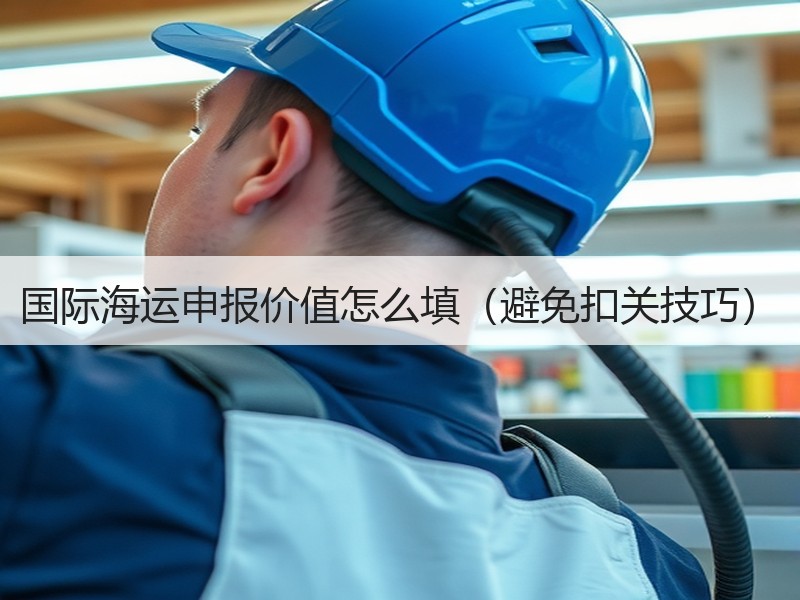 国际海运申报价值怎么填（避免扣关技巧）