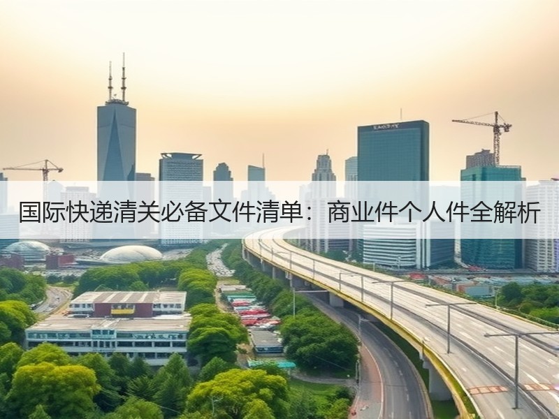 国际快递清关必备文件清单：商业件个人件全解析