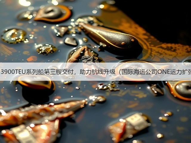 今治造船13900TEU系列船第三艘交付，助力航线升级（国际海运公司ONE运力扩张再提速）(图3)