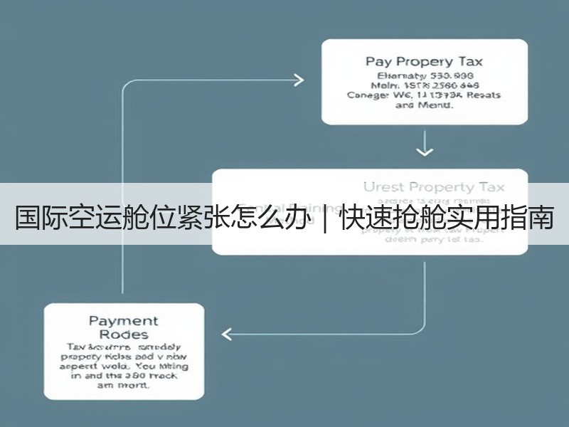 国际空运舱位紧张怎么办｜快速抢舱实用指南