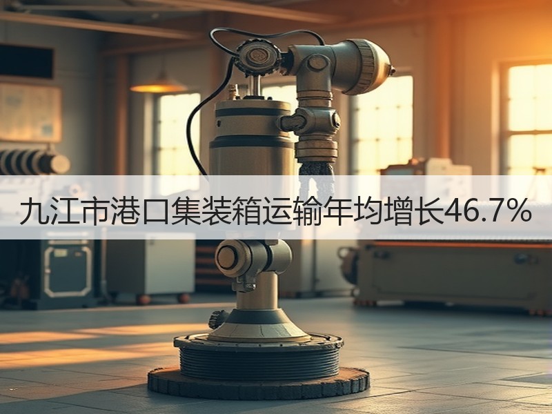 九江市港口集装箱运输年均增长46.7%
