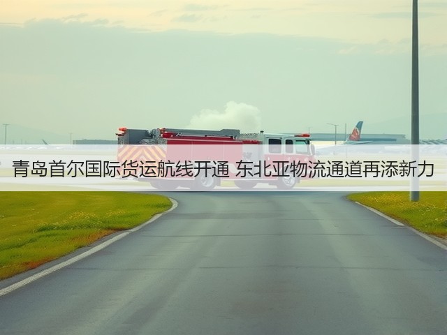 青岛首尔国际货运航线开通 东北亚物流通道再添新力(图3) 青岛首尔国际货运航线开通 东北亚物流通道再添新力(图3)