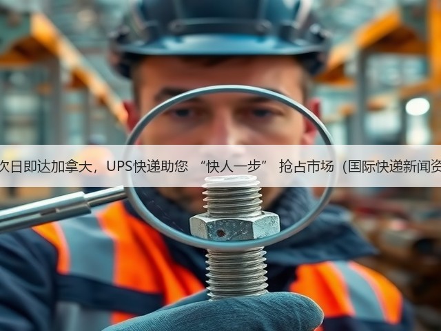 最快次日即达加拿大，UPS快递助您 “快人一步” 抢占市场（国际快递新闻资讯）(图1)