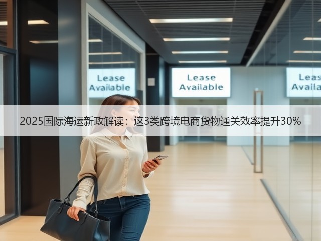 2025国际海运新政解读:这3类跨境电商货物通关效率提升30%(图2) 2025国际海运新政解读:这3类跨境电商货物通关效率提升30%(图2)