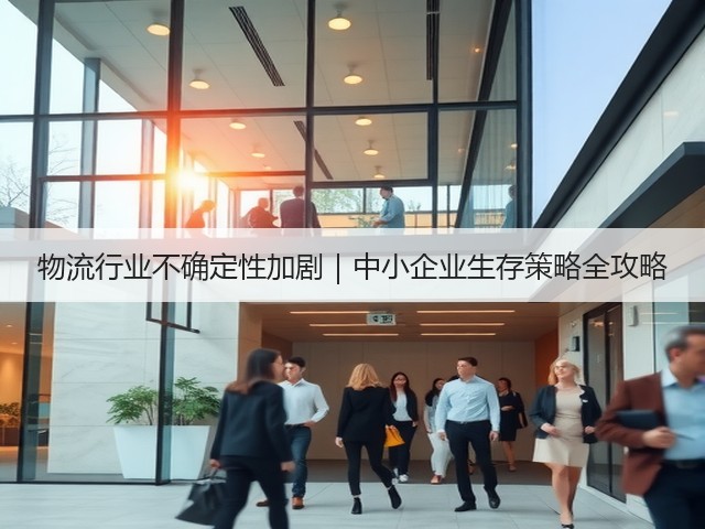 物流行业不确定性加剧｜中小企业生存策略全攻略(图3)