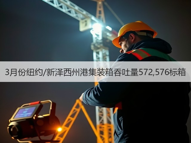 3月份纽约/新泽西州港集装箱吞吐量572,576标箱(图3)