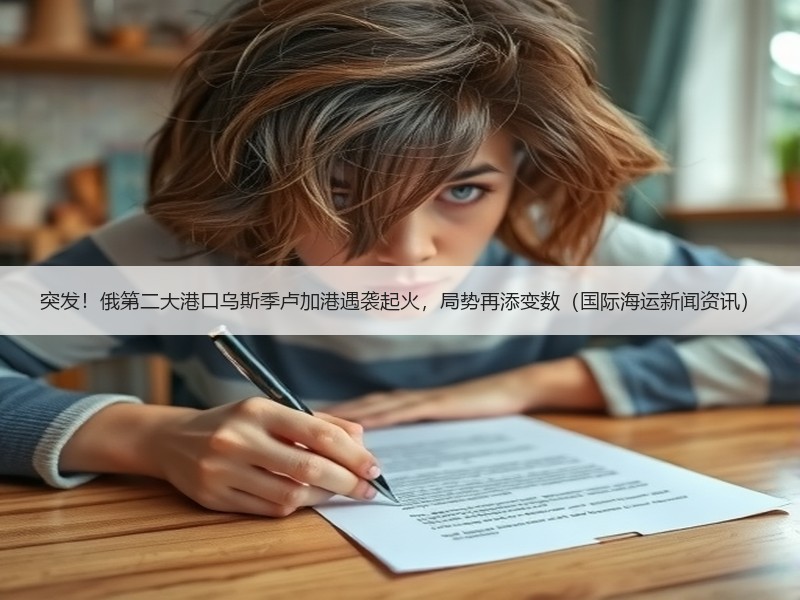 突发！俄第二大港口乌斯季卢加港遇袭起火，局势再添变数（国际海运新闻资讯）