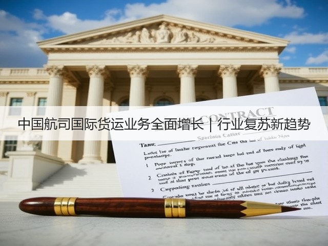 中国航司国际货运业务全面增长|行业复苏新趋势(图1) 中国航司国际货运业务全面增长|行业复苏新趋势(图1)
