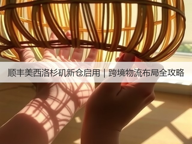 顺丰美西洛杉矶新仓启用|跨境物流布局全攻略(图3) 顺丰美西洛杉矶新仓启用|跨境物流布局全攻略(图3)