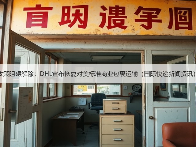 政策阻碍解除:DHL宣布恢复对美标准商业包裹运输(国际快递新闻资讯)(图3) 政策阻碍解除:DHL宣布恢复对美标准商业包裹运输(国际快递新闻资讯)(图3)