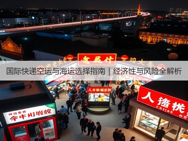 国际快递空运与海运选择指南｜经济性与风险全解析(图2)
