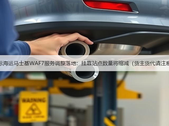 国际海运马士基WAF7服务调整落地：挂靠站点数量将缩减（货主货代请注意）(图3)