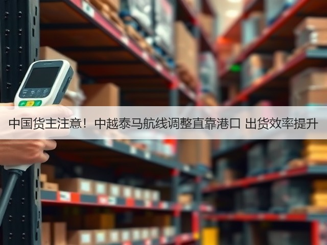 中国货主注意!中越泰马航线调整直靠港口 出货效率提升(图3) 中国货主注意!中越泰马航线调整直靠港口 出货效率提升(图3)