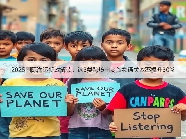 2025国际海运新政解读：这3类跨境电商货物通关效率提升30%(图1)