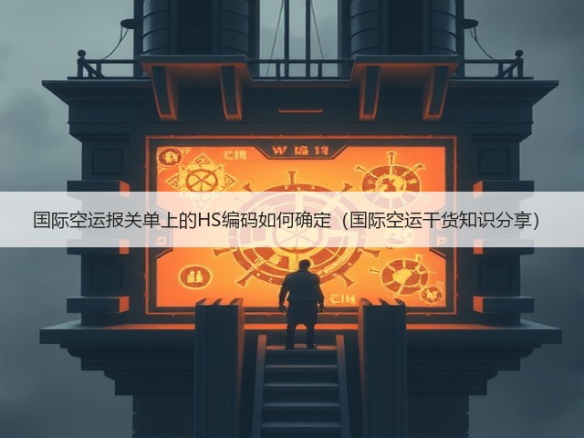 国际空运报关单上的HS编码如何确定(国际空运干货知识分享)(图1) 国际空运报关单上的HS编码如何确定(国际空运干货知识分享)(图1)