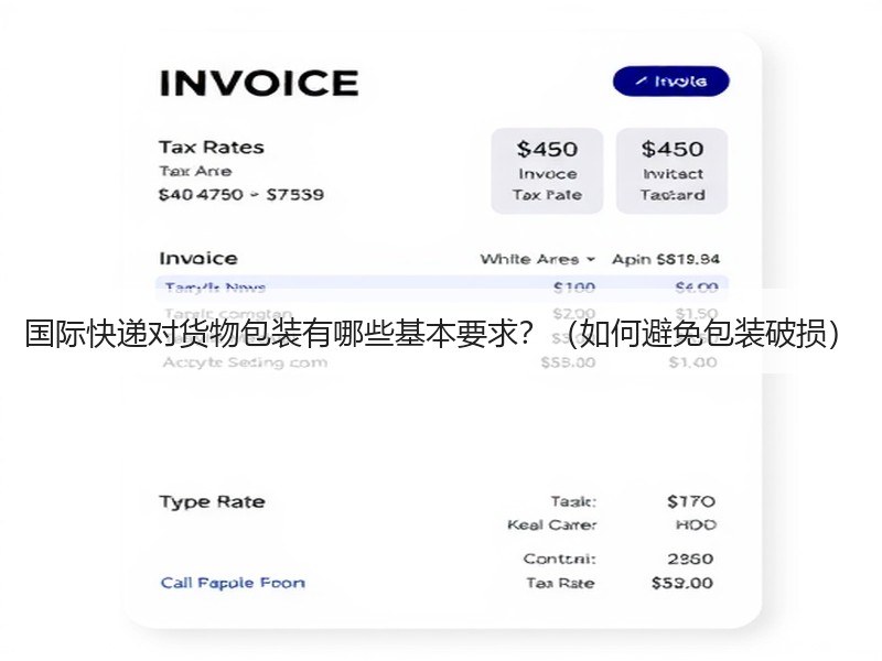 国际快递对货物包装有哪些基本要求？（如何避免包装破损）