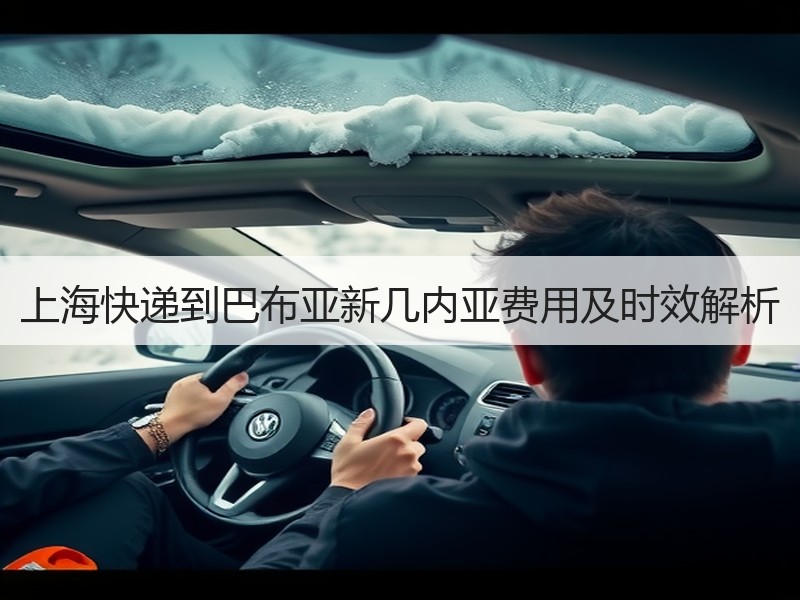 上海快递到巴布亚新几内亚费用及时效解析