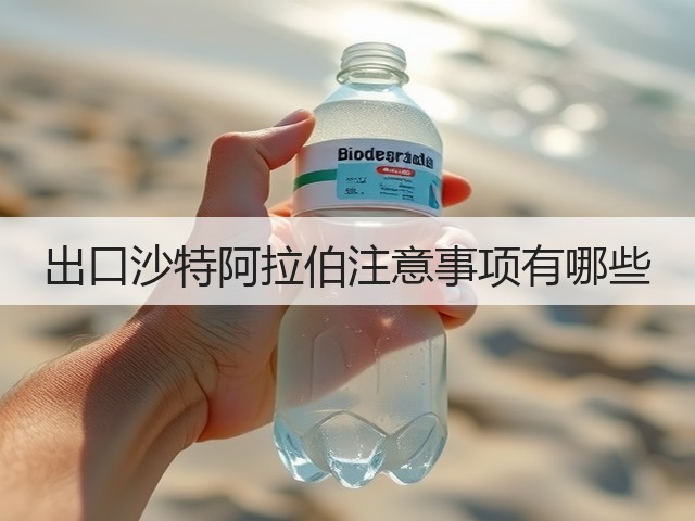出口沙特阿拉伯注意事项有哪些(图3) 出口沙特阿拉伯注意事项有哪些(图3)