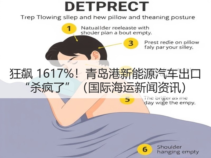 狂飙 1617%！青岛港新能源汽车出口 “杀疯了”（国际海运新闻资讯）