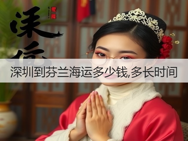 深圳到芬兰海运多少钱,多长时间(图3)