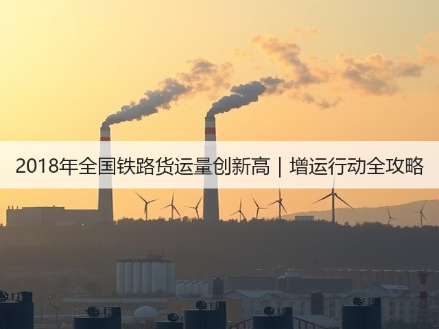 2018年全国铁路货运量创新高|增运行动全攻略(图3) 2018年全国铁路货运量创新高|增运行动全攻略(图3)