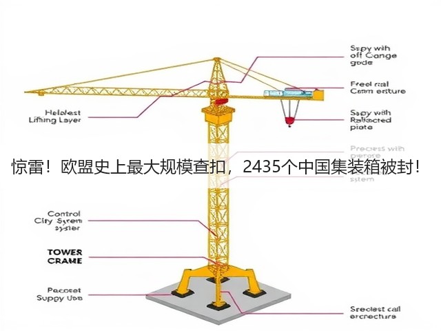 惊雷！欧盟史上最大规模查扣，2435个中国集装箱被封！(图1)
