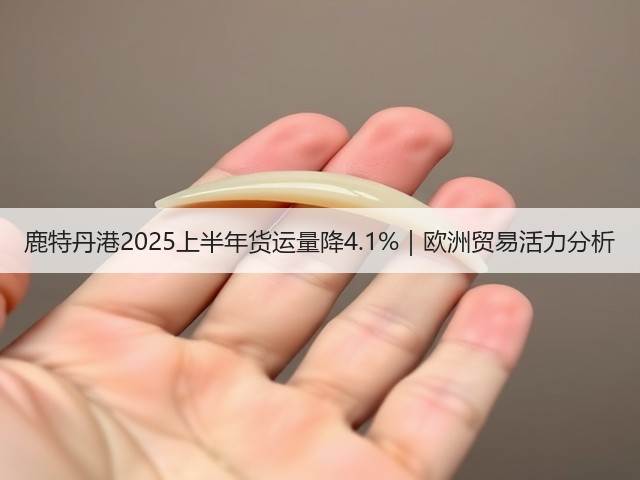 鹿特丹港2025上半年货运量降4.1%|欧洲贸易活力分析(图1) 鹿特丹港2025上半年货运量降4.1%|欧洲贸易活力分析(图1)