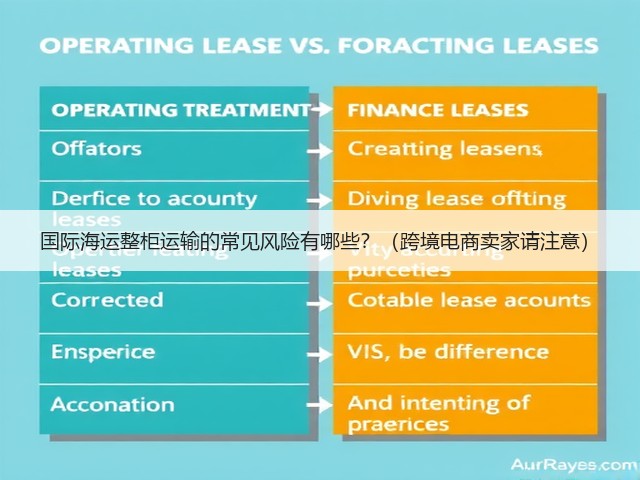 国际海运整柜运输的常见风险有哪些?(跨境电商卖家请注意)(图2) 国际海运整柜运输的常见风险有哪些?(跨境电商卖家请注意)(图2)