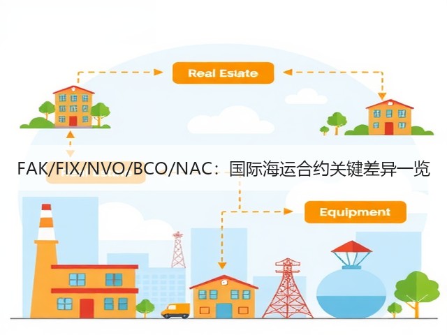 FAK/FIX/NVO/BCO/NAC:国际海运合约关键差异一览(图1) FAK/FIX/NVO/BCO/NAC:国际海运合约关键差异一览(图1)