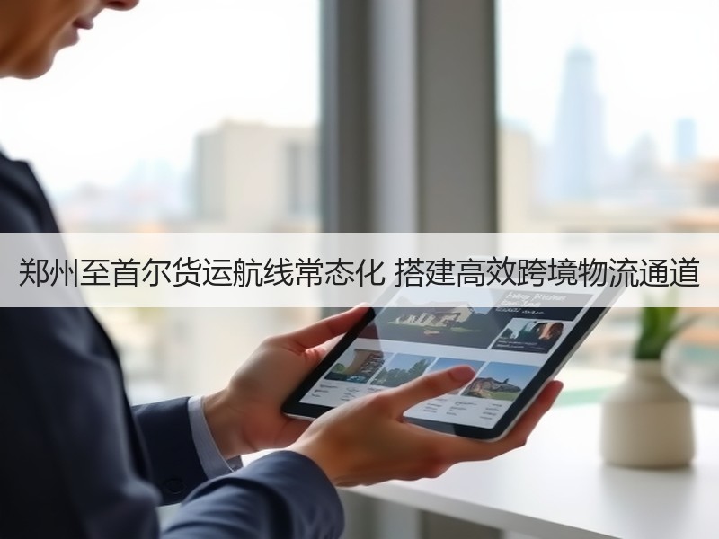 郑州至首尔货运航线常态化 搭建高效跨境物流通道 郑州至首尔货运航线常态化 搭建高效跨境物流通道