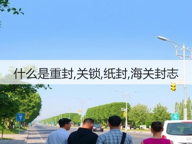 什么是重封,关锁,纸封,海关封志(图1)