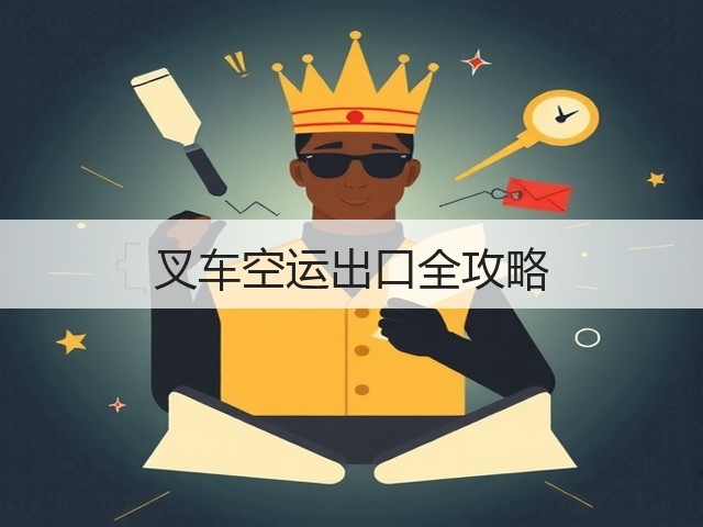 叉车空运出口全攻略(图3)