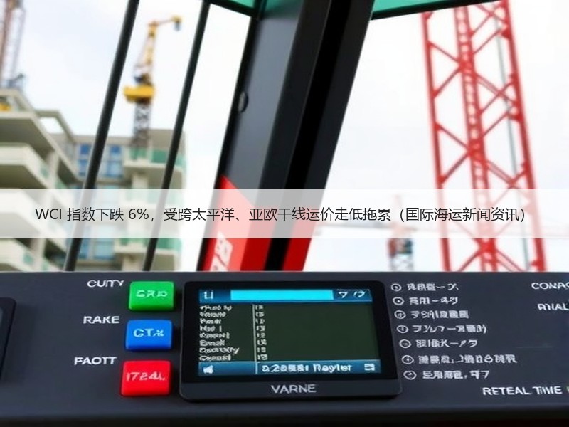 WCI 指数下跌 6%,受跨太平洋、亚欧干线运价走低拖累(国际海运新闻资讯) WCI 指数下跌 6%,受跨太平洋、亚欧干线运价走低拖累(国际海运新闻资讯)