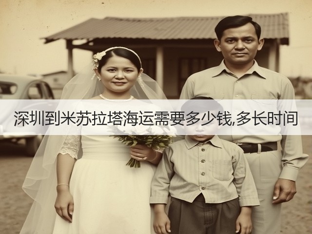 深圳到米苏拉塔海运需要多少钱,多长时间(图1)