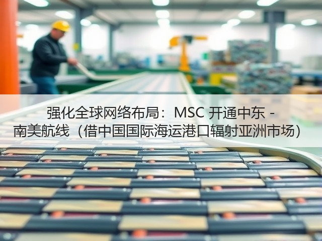 强化全球网络布局:MSC 开通中东 - 南美航线(借中国国际海运港口辐射亚洲市场)(图2) 强化全球网络布局:MSC 开通中东 - 南美航线(借中国国际海运港口辐射亚洲市场)(图2)