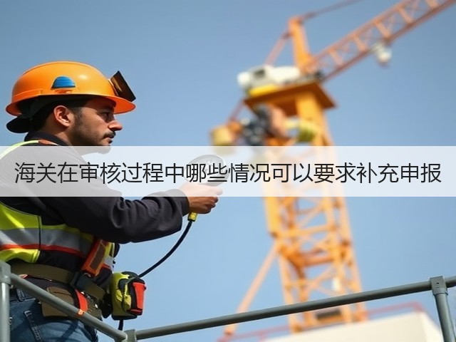 海关在审核过程中哪些情况可以要求补充申报(图3) 海关在审核过程中哪些情况可以要求补充申报(图3)