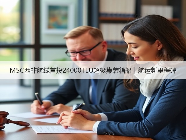 MSC西非航线首投24000TEU超级集装箱船|航运新里程碑(图1) MSC西非航线首投24000TEU超级集装箱船|航运新里程碑(图1)