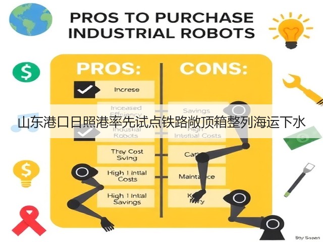 山东港口日照港率先试点铁路敞顶箱整列海运下水(图3) 山东港口日照港率先试点铁路敞顶箱整列海运下水(图3)