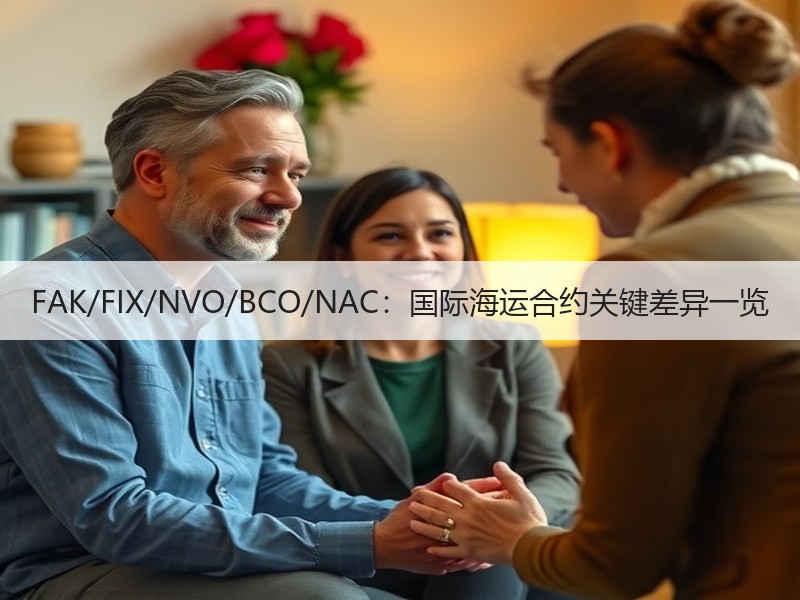 FAK/FIX/NVO/BCO/NAC：国际海运合约关键差异一览