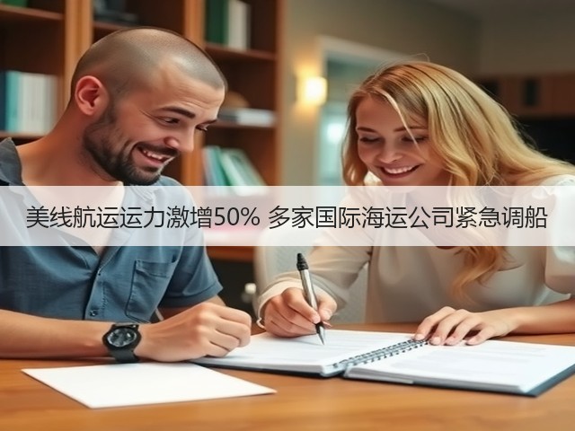 美线航运运力激增50% 多家国际海运公司紧急调船(图1) 美线航运运力激增50% 多家国际海运公司紧急调船(图1)