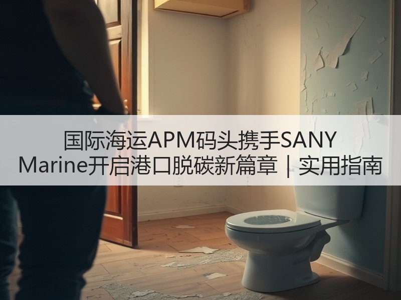 国际海运APM码头携手SANY Marine开启港口脱碳新篇章|实用指南 国际海运APM码头携手SANY Marine开启港口脱碳新篇章|实用指南