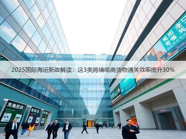 2025国际海运新政解读:这3类跨境电商货物通关效率提升30%(图3) 2025国际海运新政解读:这3类跨境电商货物通关效率提升30%(图3)